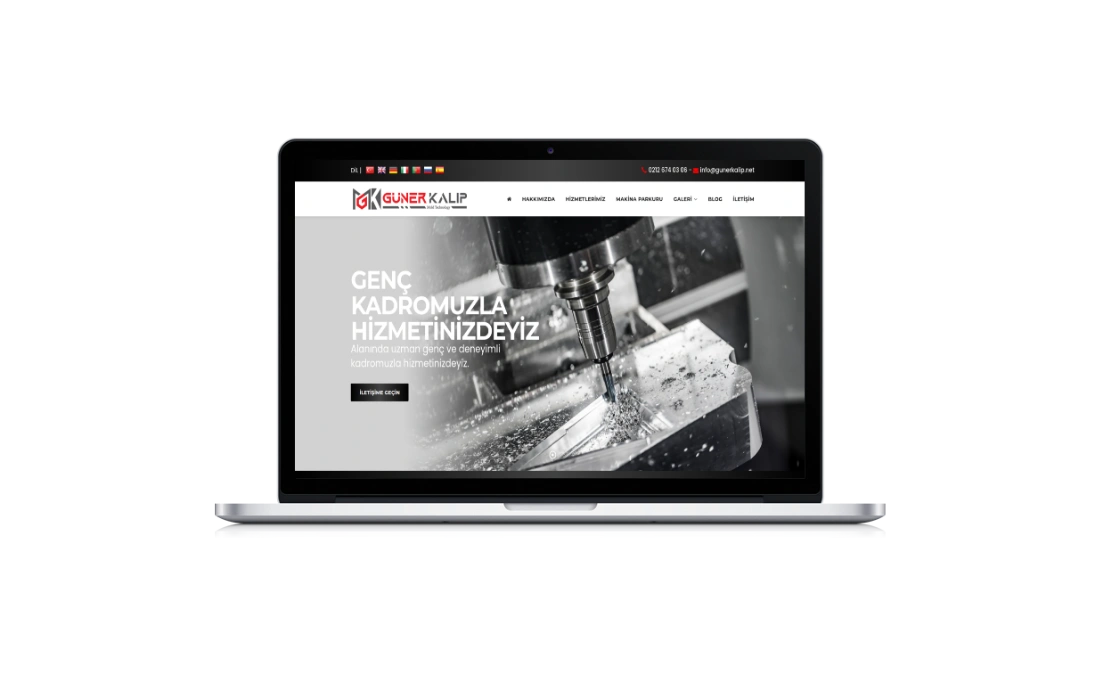 Güner Kalıp-Web Tasarım & SEO Optimizasyonu