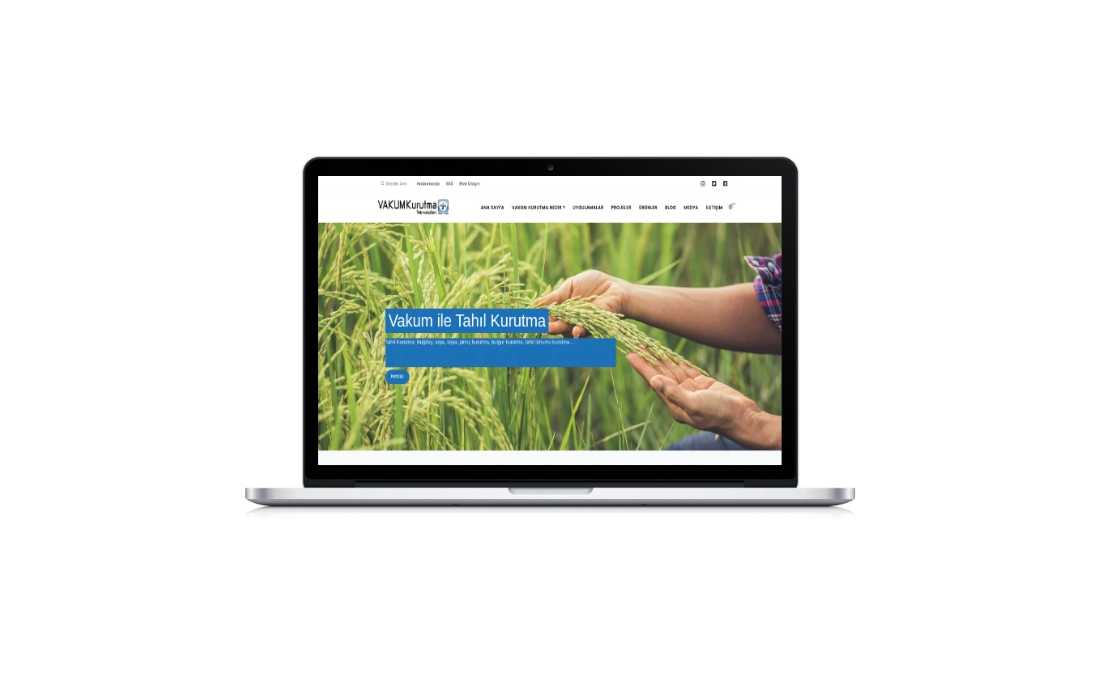 Vakum Kurutma Teknolojileri-Web Tasarım & SEO Optimizasyonu