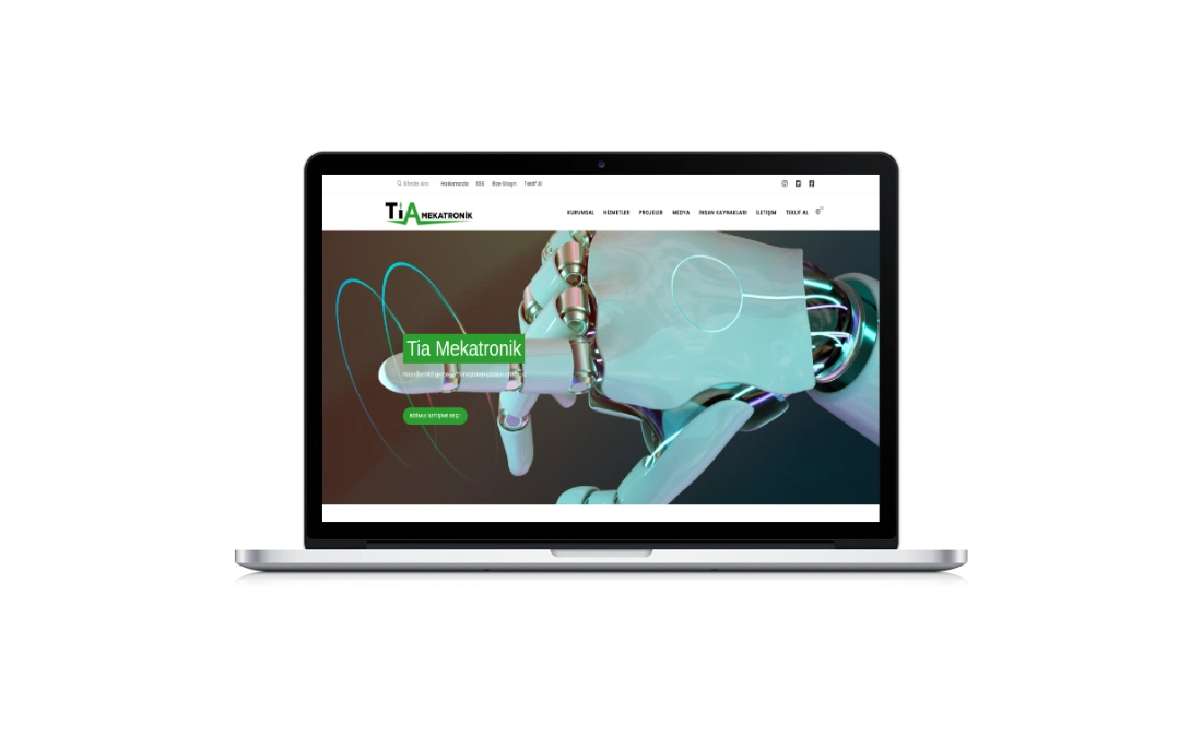 Tia Mekatronik-Web Tasarım & SEO Optimizasyonu